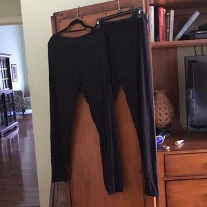 Two pair of Cuddl Duds layering pants